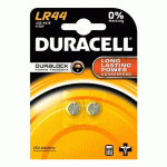 DURACELL - PACK DE 2 PILES BOUTON ALCALINES LR44/A76 - 1,5