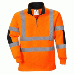 PORTWEST B308 SWEATSHIRT RUGBY XENON ORANGE - TAILLE XXL