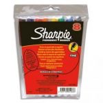 SHARPIE POCHETTE DE 8 MARQUEURS PERMANENTS POINTE OGIVE - COLORIS ASSORTIS