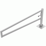 BARRIÈRE PIVOTANTE GALVANISÉE À CHEVILLER CADENAS-2500MM - SCHAKE