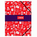 QUO VADIS - CHEMISE 3 RABATS ÉLASTIQUE - CITIES - BLANC - 24X32 CM - PAR 10 - LOT DE 10