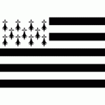 DRAPEAU BRETAGNE : DIMENSIONS - 150 X 225 CM