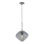 LUCEAMBIENTEDESIGN - SUSPENSION DE PLAFOND EN VERRE, AIGUE-MARINE, E27 - FAN EUROPE