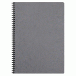 LOT DE 5 - CAHIER RELIURE INTÉGRALE AGE BAG A4 100 PAGES PETITS CARREAUX - GRIS