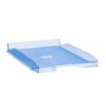 LOT DE 5 - CORBEILLE À COURRIER SLIM EXACOMPTA BLEU GLACÉ