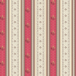 PAPIER PEINT AVEC ORNEMENT FLEURS DE LYS | PAPIER PEINT BEIGE & ROUGE À MOTIF RAYÉ STYLE BAROQUE | TAPISSERIE ROCOCO À RAYURES ROUGE POUR SALON