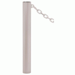POTELET PROVINCE Ø114 MM CHAINES 1 ANNEAU INOX GRIS 7044 - PROCITY
