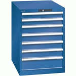 ARMOIRE BLEU GENT. 564X725X800 AVEC 7 TIR. 75KG _ 14.367.090 - LISTA