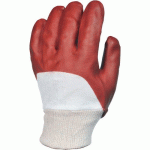 GANTS DE MANUTENTION DE PROTECTION À DOS AÉRÉ EN PVC ROUGE TAILLE10 - SINGER SAFETY