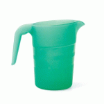 LOT DE 6 - PICHET EMPILABLE 1 LITRE EN POLYPROPYLÈNE MENTHE
