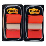 POST-IT® DISTRIBUTEURS À MARQUES PAGES TAILLE MOYENNE (680-Y2) - 25,4 X 43,2 MM- COULEUR : ROUGE VIF (LOT DE 2)