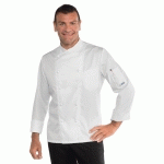 VESTE BLANCHE DE CUISINER COUPE SLIM 100% COTON