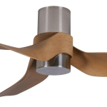 BEACON LIGHTING BEACON VENTILATEUR DE PLAFOND AVEC LUMIÈRE NAUTICA CHROME MAT SILENCIEUX