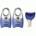 CADENAS À CLÉ FUSION 4630EUR - BLEU- MASTER LOCK - MASTER LOCK