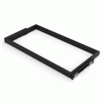CADRE COULISSANT - POUR DRESSING - NOIR - 905 MM - PAR 2 - HACK EMUCA