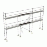 ECHAFAUDAGE FAÇADIER COMABI R200 BUDGET ACIER LOT 60 M2