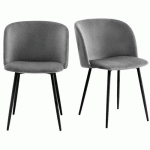 FAUTEUILS MUST PIED NOIR ASSISE GRISE - PAPERFLOW