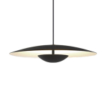 MARSET GINGER LED SUSPENSION, TRIAC Ø20CM NOIR/BLANC
