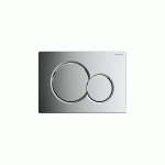 PLAQUE DE DÉCLENCHEMENT SIGMA 01 CHROMÉ BRILLANT POUR BATI-SUPPORT DUOFIX UP320 / UP720 - GEBERIT - 115.770.21.5
