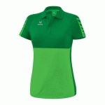 POLO FEMME - ERIMA - SIX WINGS GREEN/ÉMERAUDE