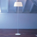 PRANDINA GINGER F30 LAMPADAIRE BLANC, Ø 36 CM