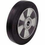 ROUE ELASTIQUE CORPS ALU MOYEUBILLESF=27 0KGD=125MM - BLICKLE