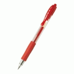 LOT DE 2 - STYLOS ROLLER PILOT G2+ RÉTRACTABLE POINTE 0,5 MM - ÉCRITURE EXTRA-FINE ROUGE