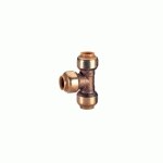 TÉ ÉGAL TRIPLE FEMELLES TECTITE CLASSIC POUR TUBE CUIVRE D14 - AALBERTS - 4750563