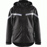 VESTE DE PLUIE NIVEAU 2 NOIR TAILLE XXL - MANUTAN COLLECTIVITÉS