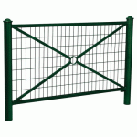 BARRIÈRE PROVINCE GRILLAGÉE 1.57 M AGORA - ZINC VERT 6005 - PROCITY
