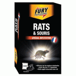 GRANULÉS ANTI RATS ET SOURIS - 7 SACHETS DE 20 G + BOÎTE À APPÂT À CLÉ FURY