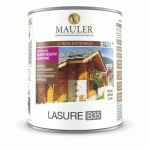 LASURE BOIS EXTÉRIEUR B35 - 1 LITRE - SATINÉ INCOLORE MAULER