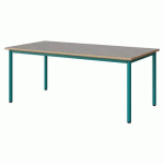 TABLE MALIBU 160X80 T4 4P STRA ALAISÉ BÉTON F186/BLEU 5018