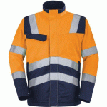 BLOUSON FLUO SAFE XP 9D86 - ORANGE FLUO / MARINE - 0 - CEPOVETT SAFETY