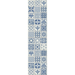 DOGE MILANO - CHEMIN DE CUISINE, 100% MADE IN ITALY, TAPIS RÉSISTANT AUX TACHES AVEC IMPRESSION NUMÉRIQUE, TAPIS ANTIDÉRAPANT ET LAVABLE, MOTIF