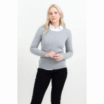 JAMES HARVEST ASHLAND U PULL-OVER FEMMES GRIS MÉLANGE - TAILLE XXXL