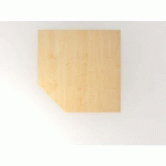 PLATEAU RACCORDEMENT TRAPÈZE SÉRIE J-BLANC-ARGENT - HAMMERBACHER