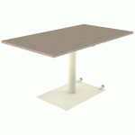 TABLE MANO MOB RÉG. 140X80 STR ALAISÉ CHÊNE B. CAPPU/1013 - MOBIDECOR