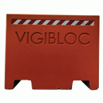 VIGIBLOC BÉTON 100 X 80 X 80 CM - ROUGE 2004