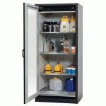 ARMOIRE SÉCURITÉ Q-DISPLAY-30 Q30.195.086.WDFW GRIS/JAUNE - ASECOS