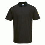 PORTWEST AS21 POLO ANTISTATIQUE ESD NOIR - TAILLE XL