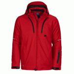 PROJOB 3407 PARKA SOFTSHELL PRIO MATELASSEE ROUGE - TAILLE XXXXL