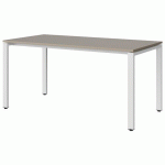 TABLE MALIBU 160X80 T6 SOUDÉ STRA ABS GRIS U727/BLC 9016
