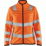 VESTE MICROPOLAIRE HAUTE VISIBILITÉ FEMME TAILLE L - BLAKLADER