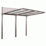 ABRI VÉLOS CONVIVIALE INITIAL - GRIS 7044 - MANUTAN COLLECTIVITÉS