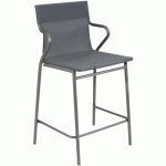 FAUTEUILS MIDDLE HORIZON STORM GREY/TITANE - LAFUMA MOBILIER