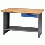 ETABLI FK128 - GRIS ET BLEU LARGEUR: 128 CM NB TIR.:1