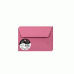 LOT DE 2 - PAQUET DE 20 ENVELOPPES POLLEN 114X162MM 120G/M2 - ROSE HORTENSIA