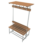 OPTION PORTE BAGAGES POUR BANC PATÈRES  L.1000 MM
