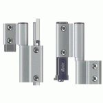 PAUMELLES RÉVERSIBLES GALICUBE 150 KG POUR PROFILS EUROPÉENS - PAR 2 - 9016 FAPIM
